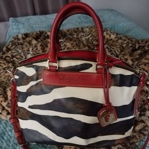 Dooney & Bourke Red/Zebra Satchel